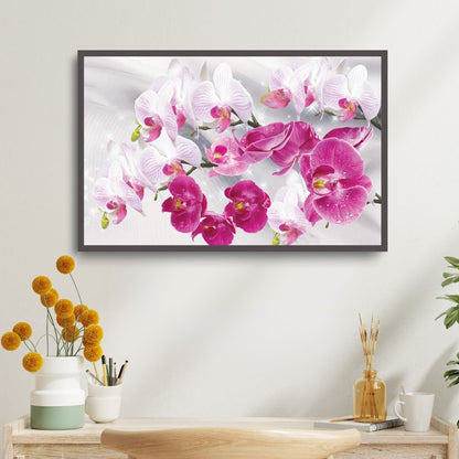 Orchideen - 5D Diamond Painting